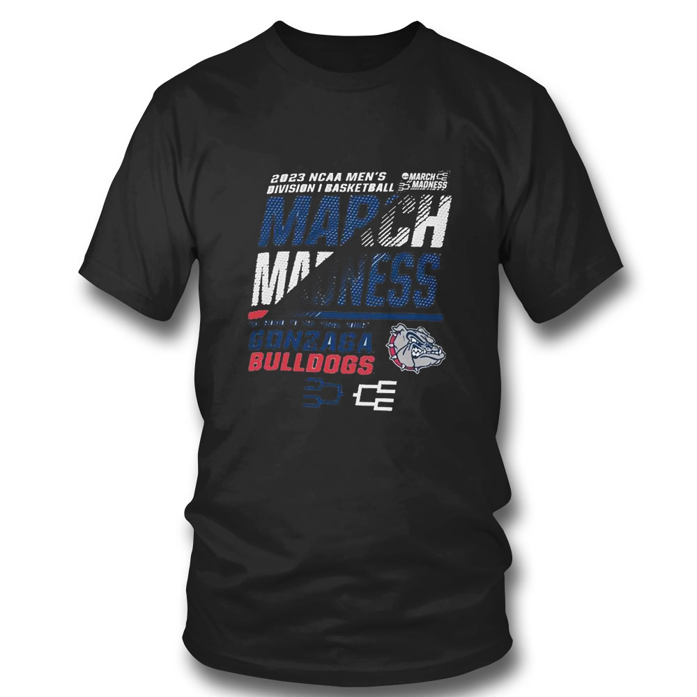 Official Gonzaga Mens Basketball 2023 Ncaa March Madness The Road To Final Four T-shirt