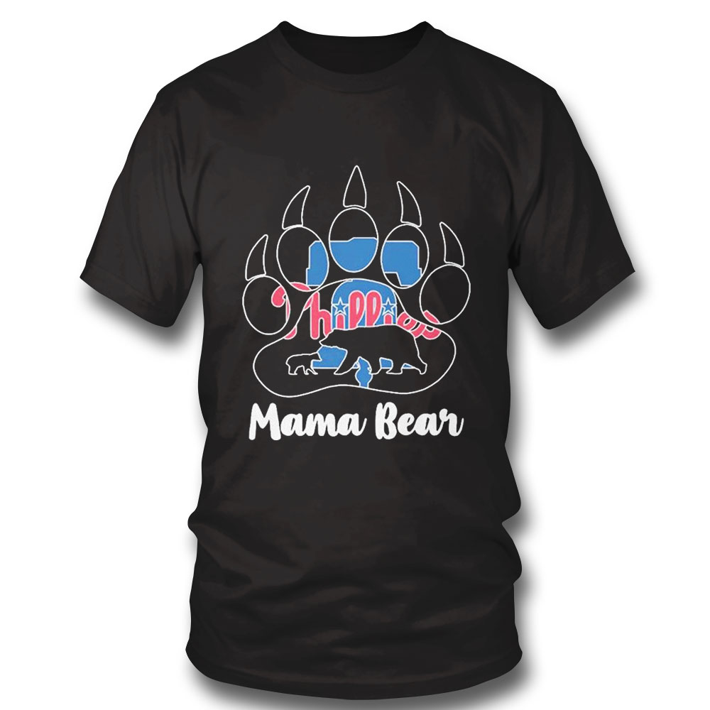 Mama Bear Philadelphia Phillies Love Mom shirt, hoodie, sweater