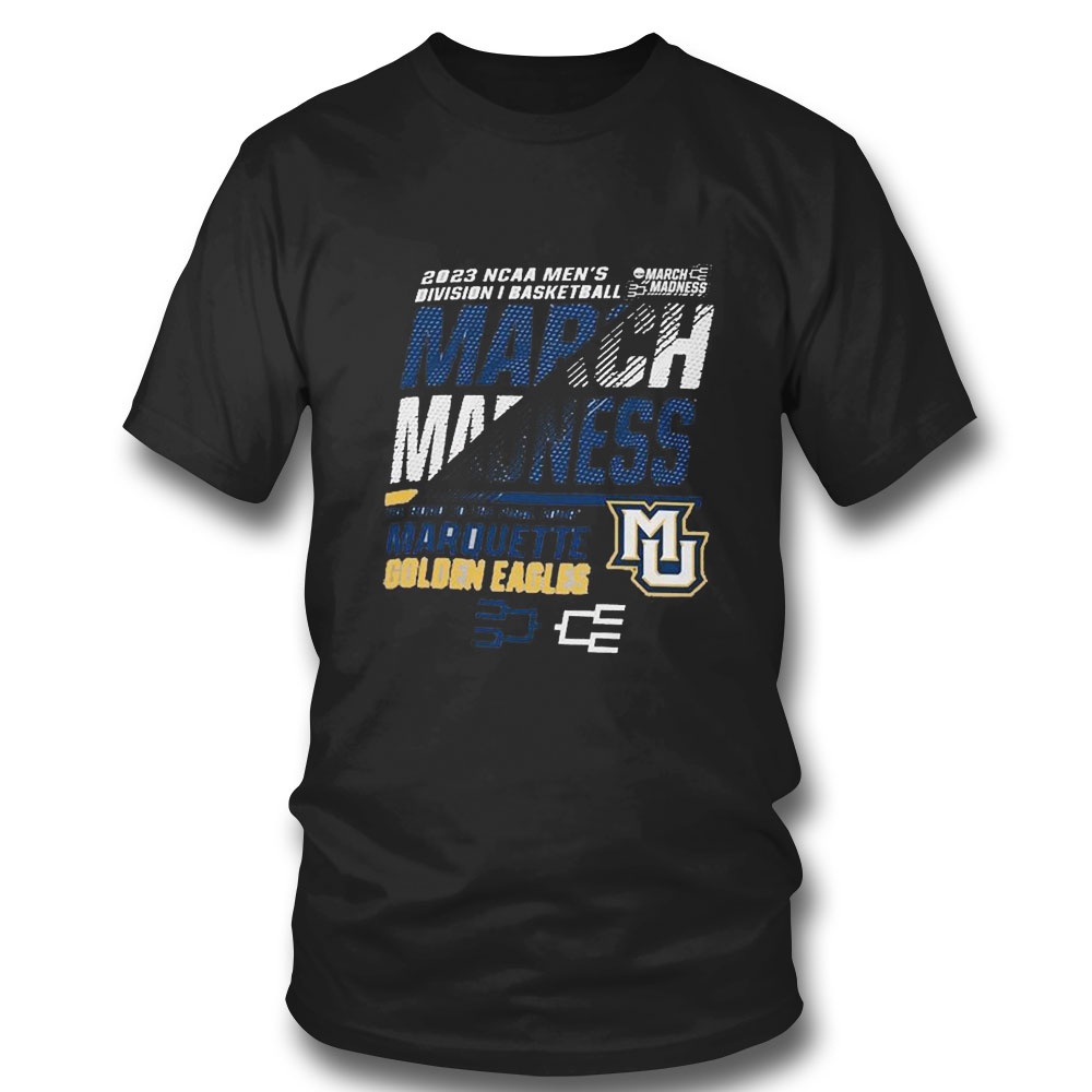 Top Marquette Golden Eagles Mens Basketball 2023 Ncaa March Madness The Road To Final Four T-shirt
