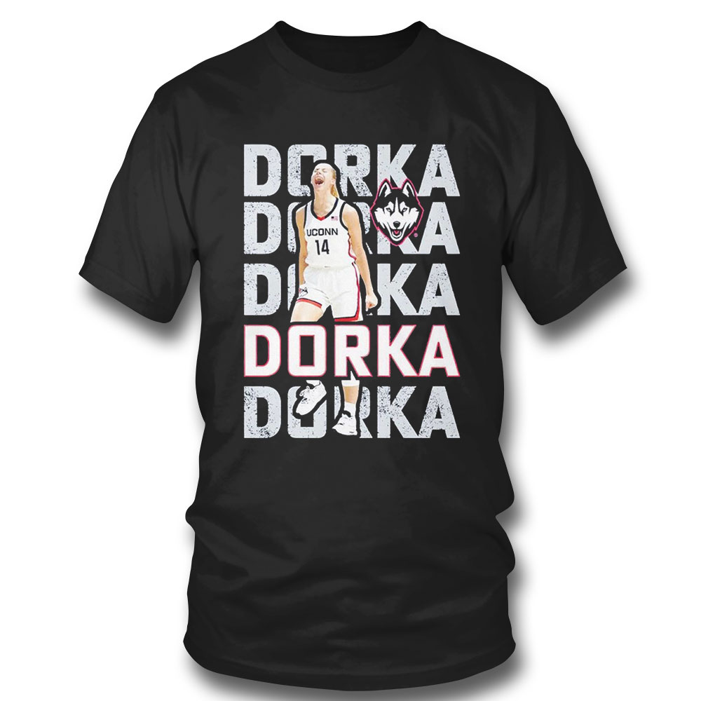 Uconn Huskies Dorka Juhasz Name Repea T-shirt