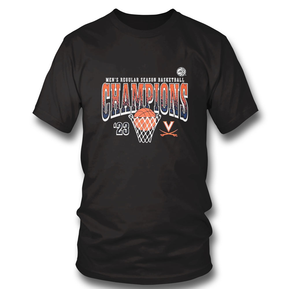 Virginia Cavaliers 2023 Acc Mens Basketball Regular Season Champions Shirt Hoodie