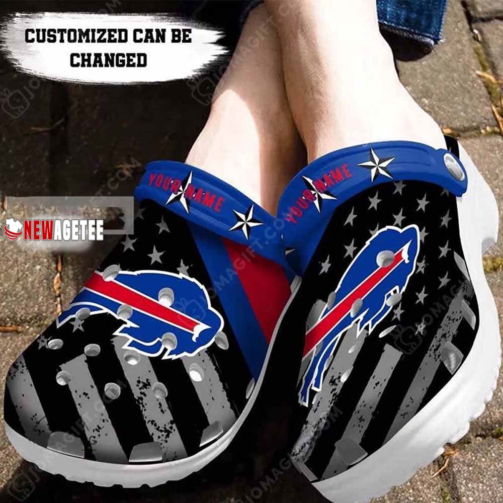 Buffalo Bills Crocs Customized Clogs