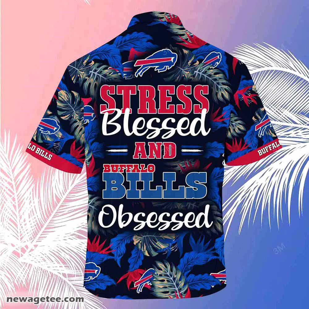 Buffalo Bills Nfl Summer Beach Hawaiian Shirt Hibiscus Pattern For Sports Fan