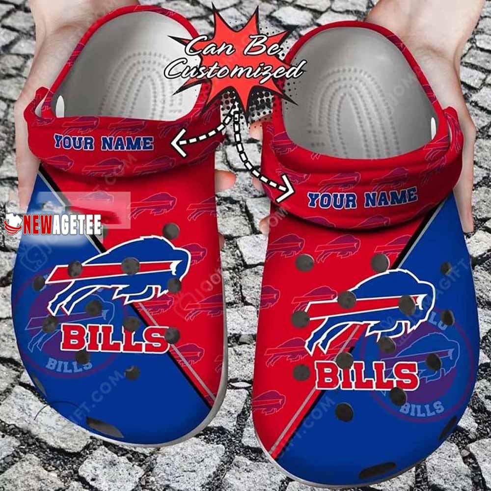Buffalo Bills Team Pattern Crocs Customized Clogs