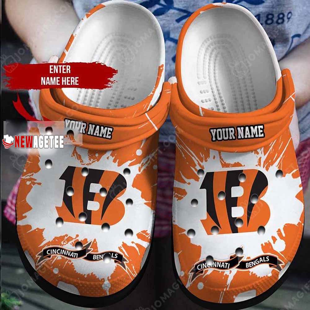 Cincinnati Bengals Camo Style Crocs Clog Shoes