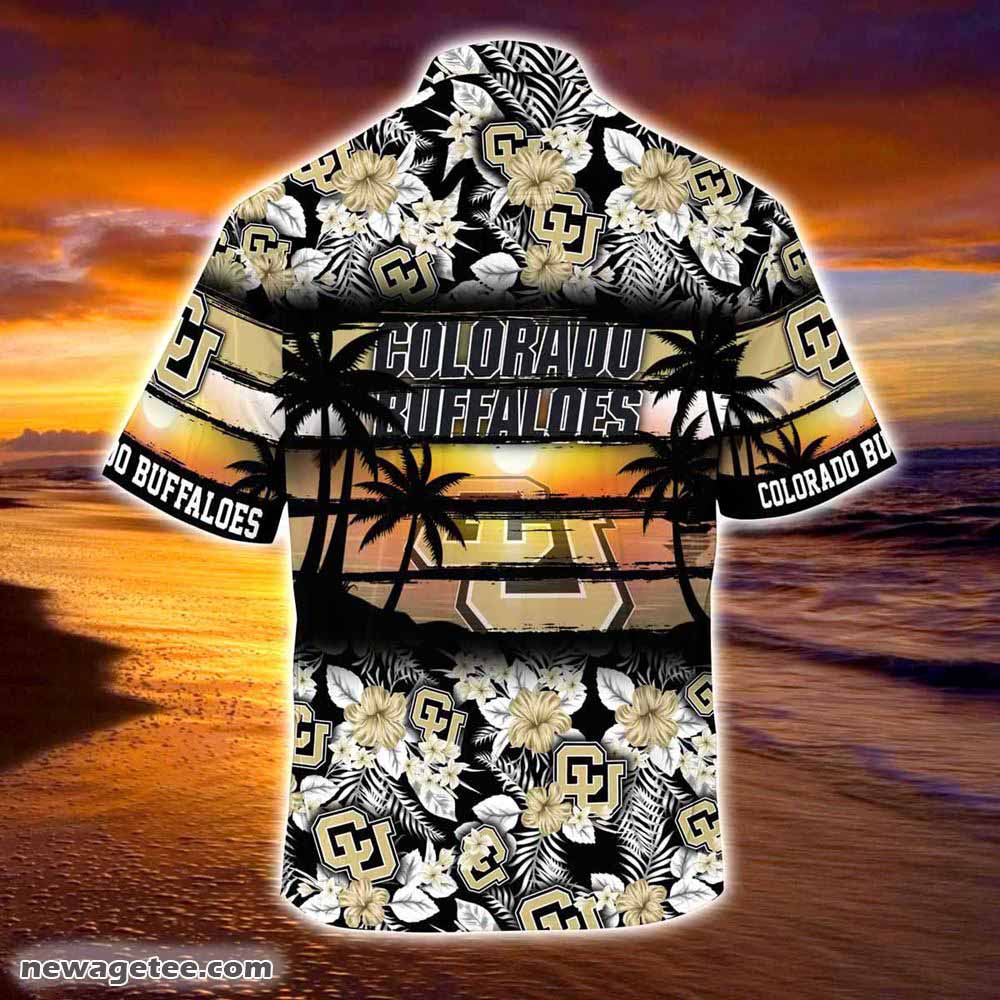 Colorado Buffaloes Summer Beach Hawaiian Shirt Stress Blessed Obsessed