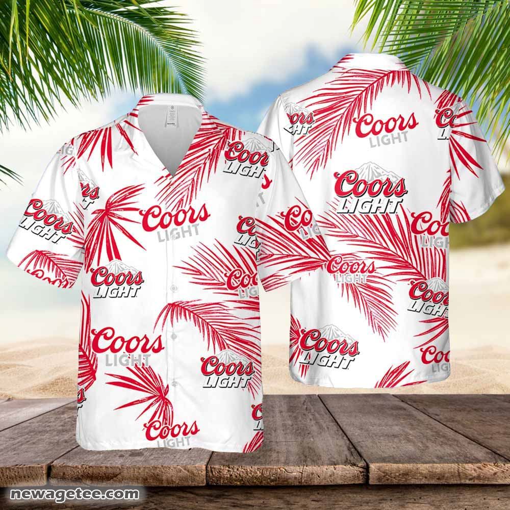 Coors Light Hawaiian Shirt Gift For Beach Trip