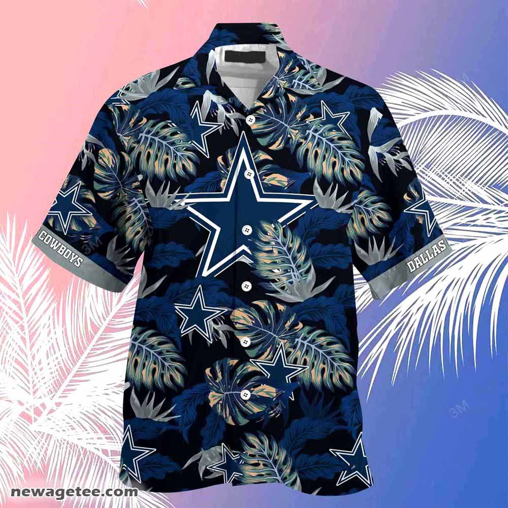 Dallas Cowboys Nfl Summer Beach Hawaiian Shirt Stress Blessed Obsessed