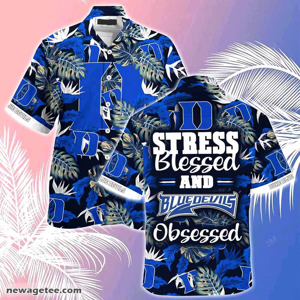 Duke Blue Devils Summer Beach Hawaiian Shirt This Flag Offends You