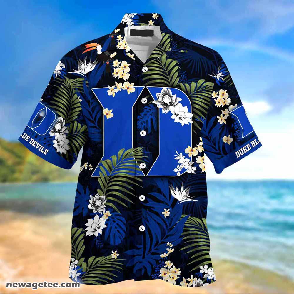 Duke Blue Devils Summer Beach Hawaiian Shirt This Flag Offends You