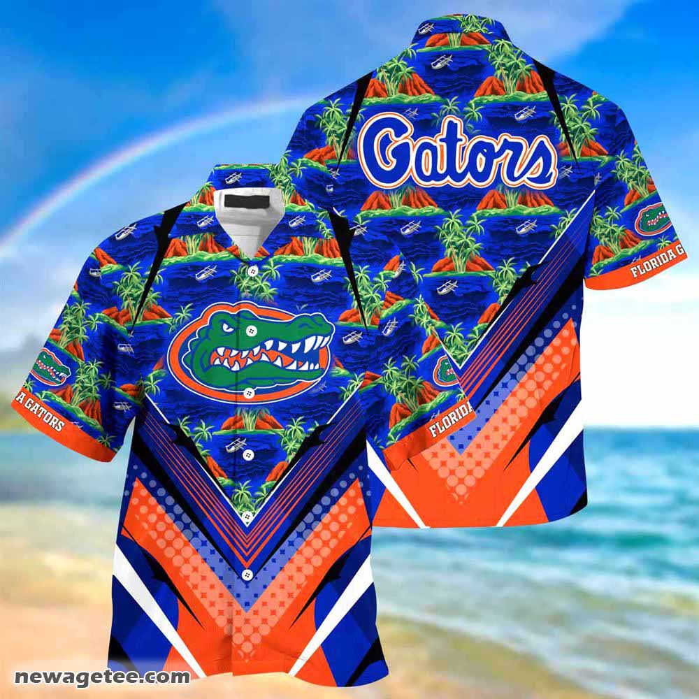 Florida Gators Summer Beach Hawaiian Shirt Hibiscus Pattern For Sports Fan