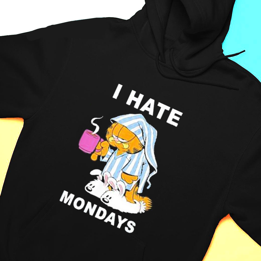 Garfield I Hate Mondays Coffee Sweatshirt Garfield T-shirt
