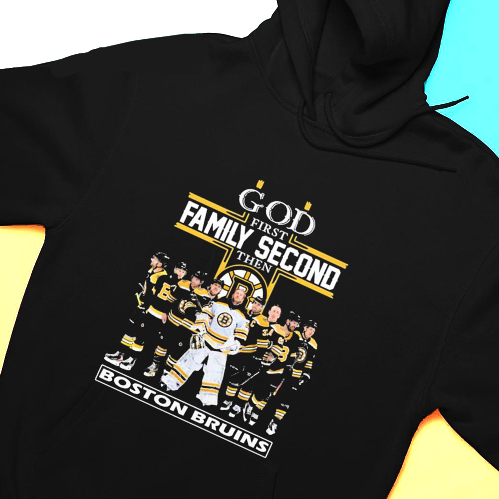 Unique God First Family Second Then Boston Celtics Shirt Mens