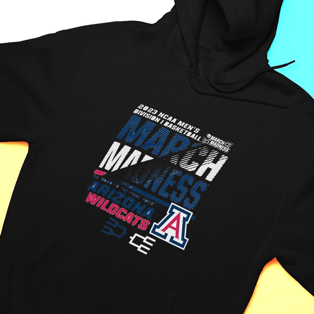 Official Arizona Wildcats Mens Basketball 2023 Ncaa March Madness The Road To Final Four T-shirt