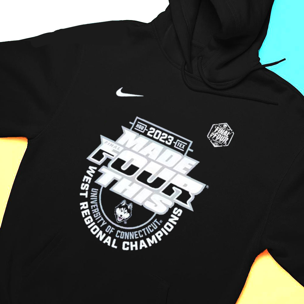 University Of Connecticut Nike 2023 Ncaa Mens Basketball West Regional Champions T-shirt