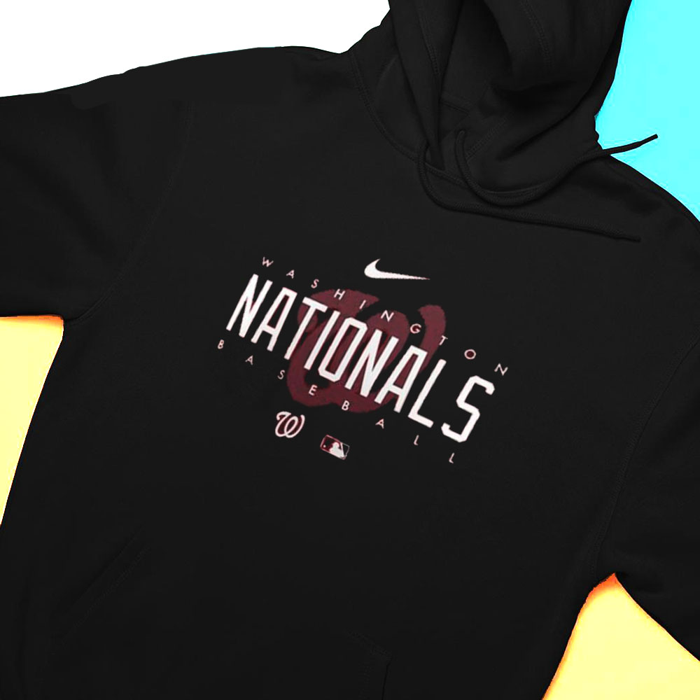 Washington Nationals Nike Womens Authentic Collection Legend Performance T-shirt Hoodie