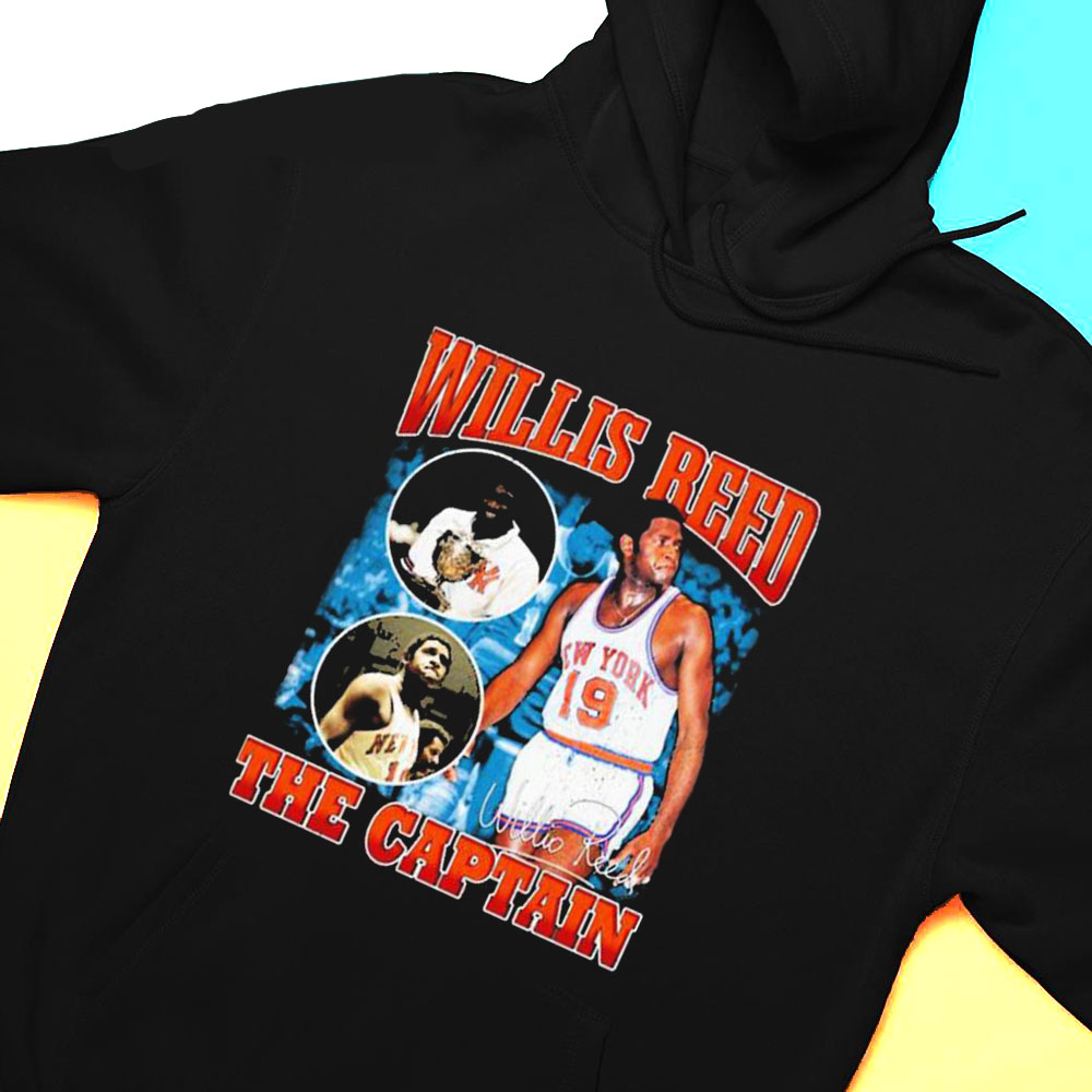 Willis Reed The Captain Basketball Legend Nba T-shirt
