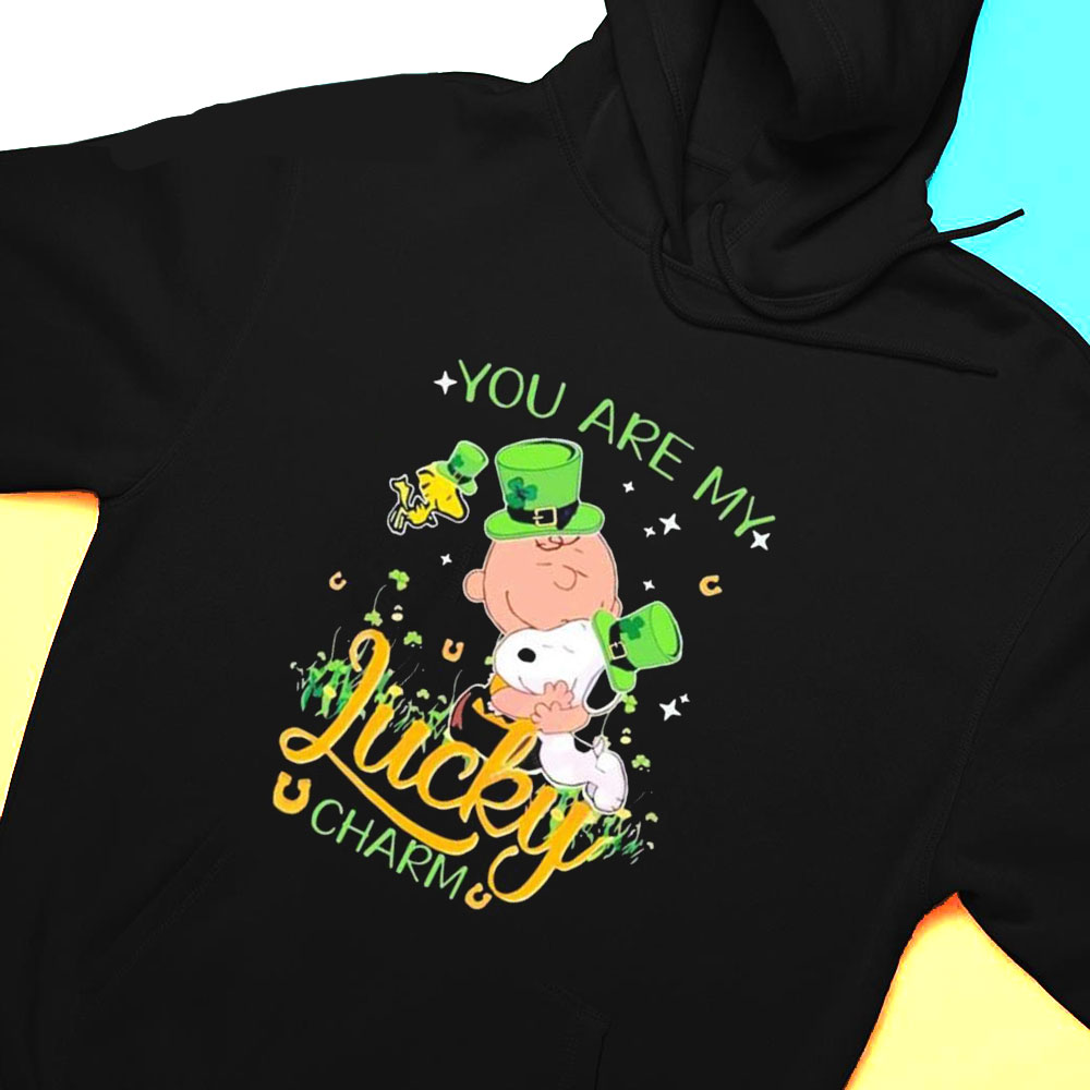 You Are My Lucky Charm Saint Patricks Day Snoopy Dog Shirt Hoodie