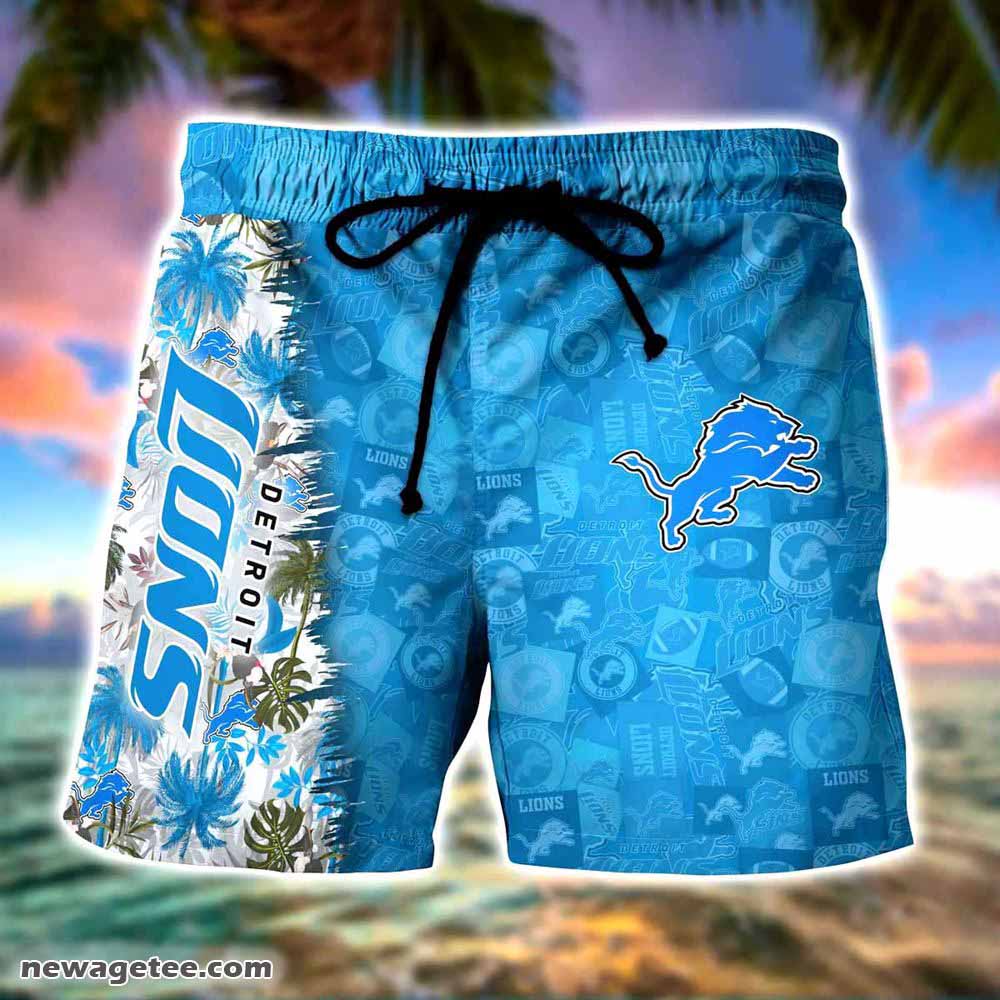 Detroit Lions Hometown Rugby Team NFL Summer Hawaiian Shirt & Short