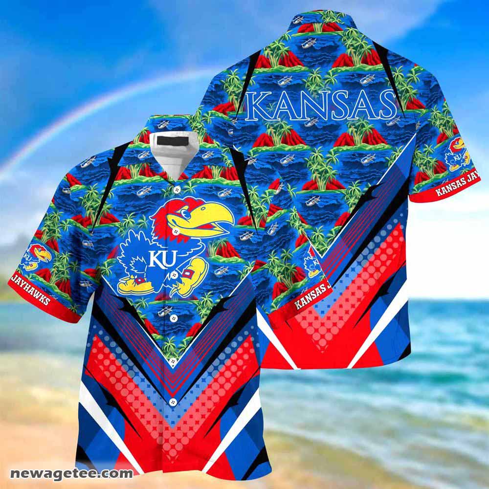 Kansas Jayhawks Summer Beach Hawaiian Shirt For Sports Fans This Season
