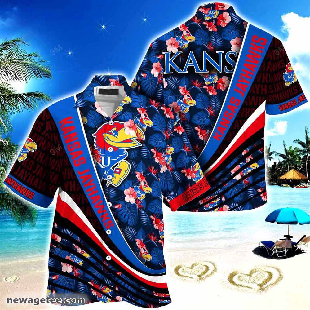 Kansas Jayhawks Summer Beach Hawaiian Shirt This Flag Offends You