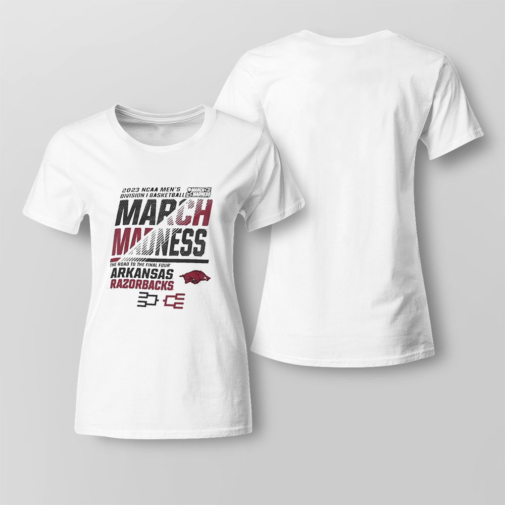 Arkansas Mens Basketball 2023 Ncaa March Madness The Road To Final Four T-shirt