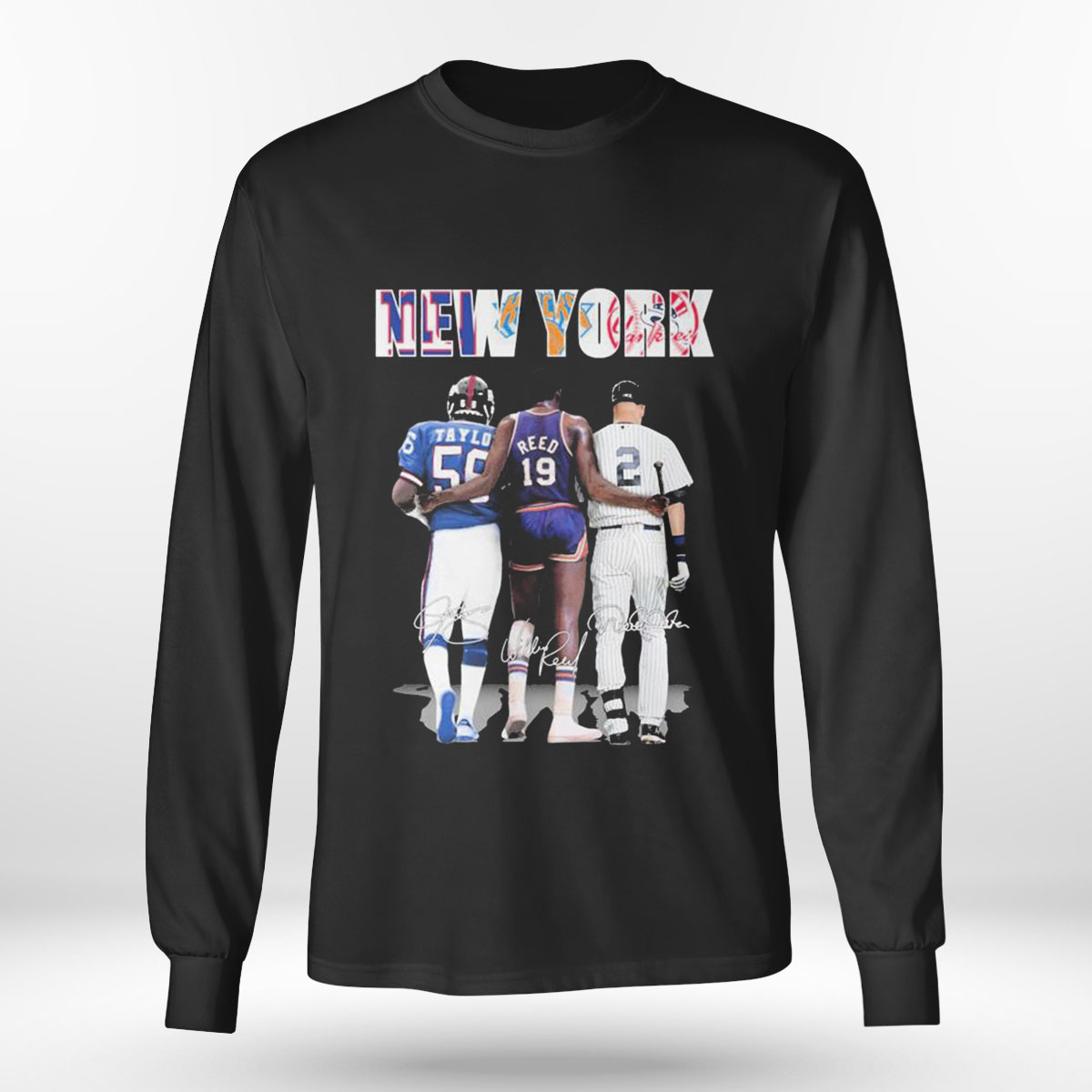 New York Taylor Reed Derek Jeter Signature T-shirt
