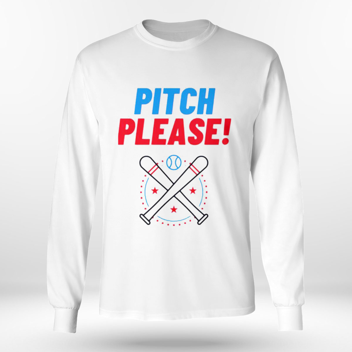 Pitch Please Baseball Logo T-shirt