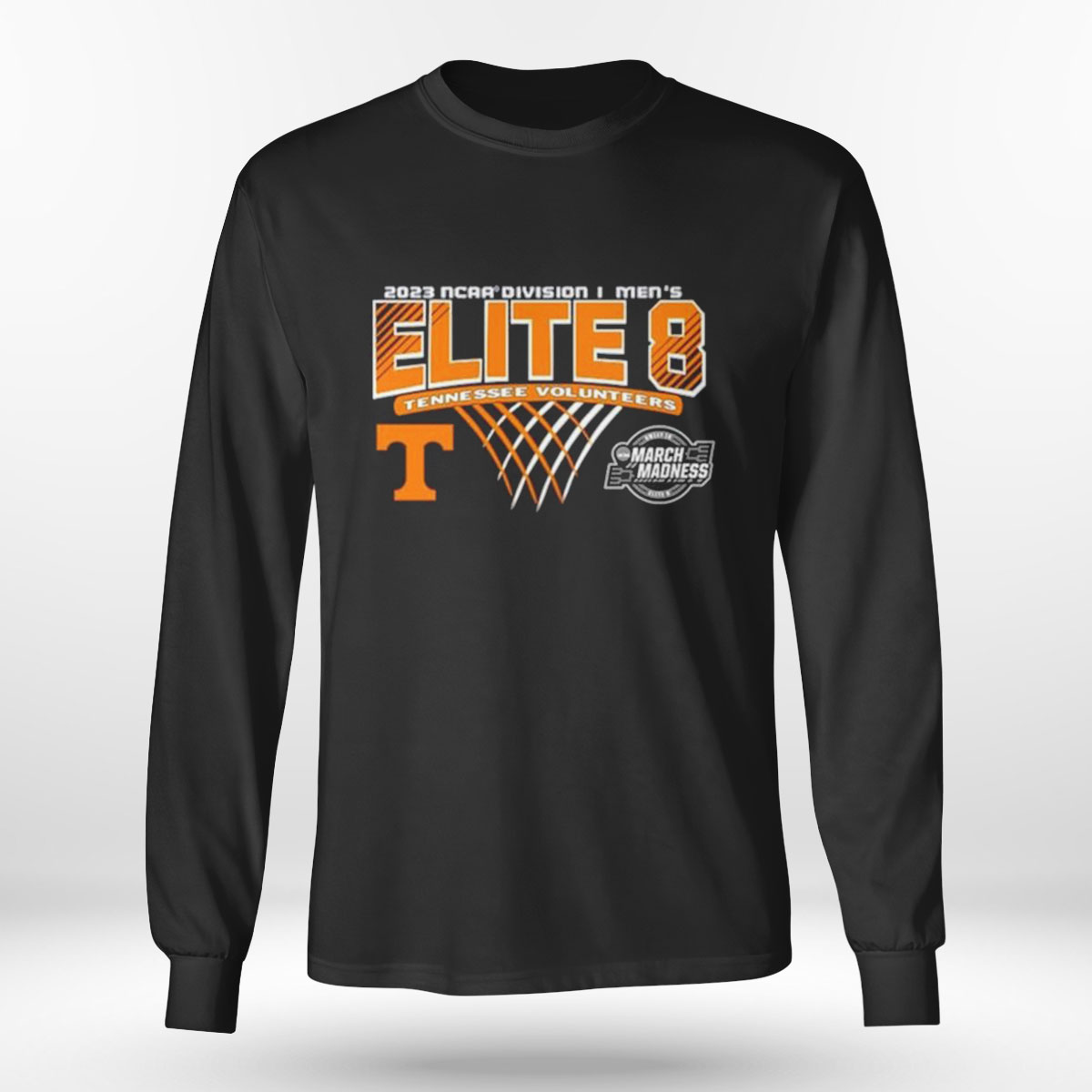 Tennessee Volunteers 2023 Ncaa Division I Mens Basketball Elite Eight T-shirt