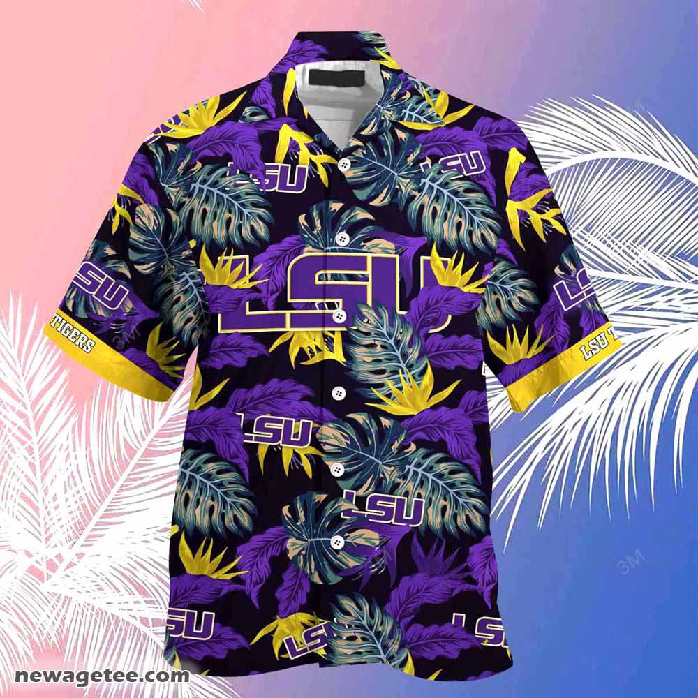 Lsu Tigers Summer Beach Hawaiian Shirt Stress Blessed Obsessed