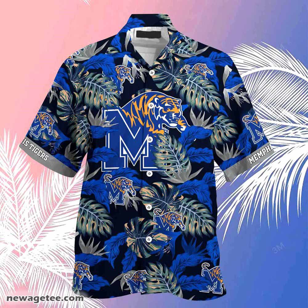 Memphis Tigers Summer Beach Hawaiian Shirt Stress Blessed Obsessed