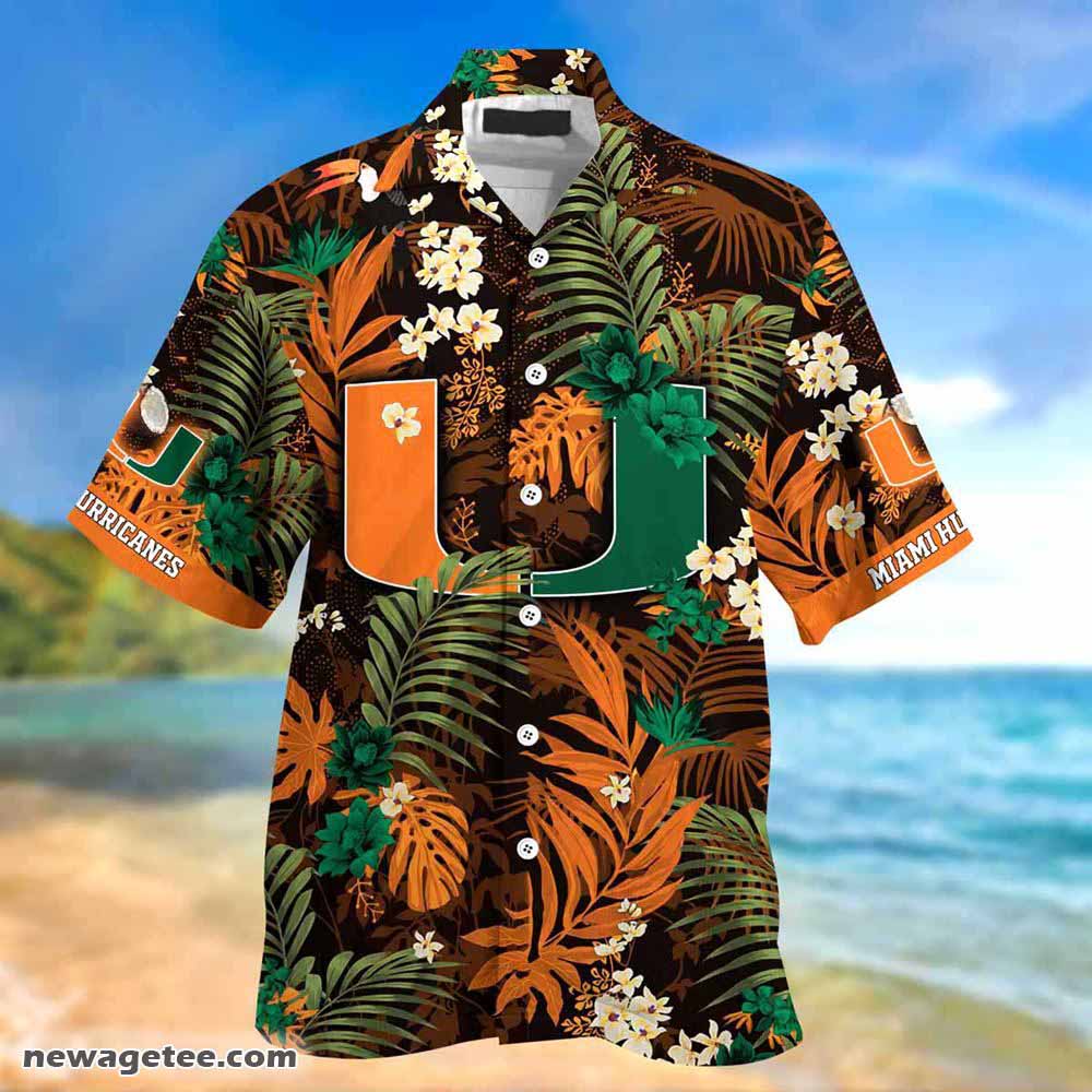 Miami Hurricanes Summer Beach Hawaiian Shirt This Flag Offends You