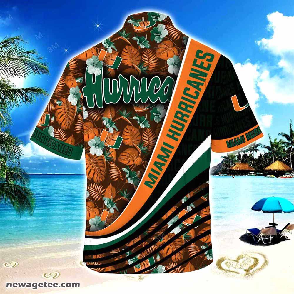 Miami Marlins MLB Tropical Flower Pattern Hawaiian Shirt