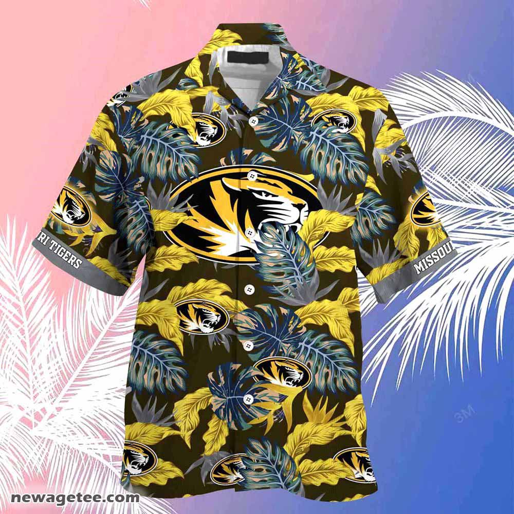 Missouri Tigers Summer Beach Hawaiian Shirt Stress Blessed Obsessed