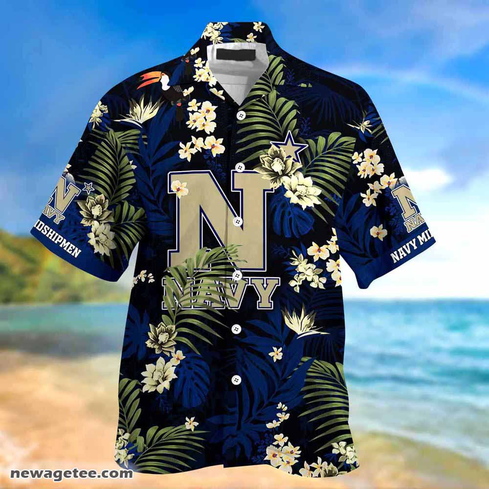 Navy Midshipmen Summer Beach Hawaiian Shirt This Flag Offends You