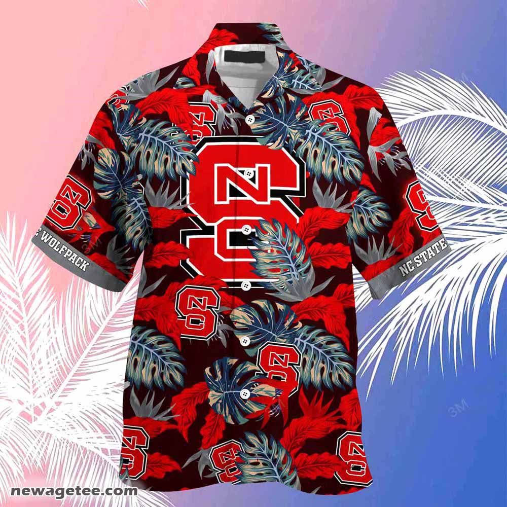 Nc State Wolfpack Summer Beach Hawaiian Shirt Stress Blessed Obsessed
