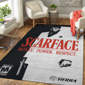 Scarface Money Power Respect Rug Carpet