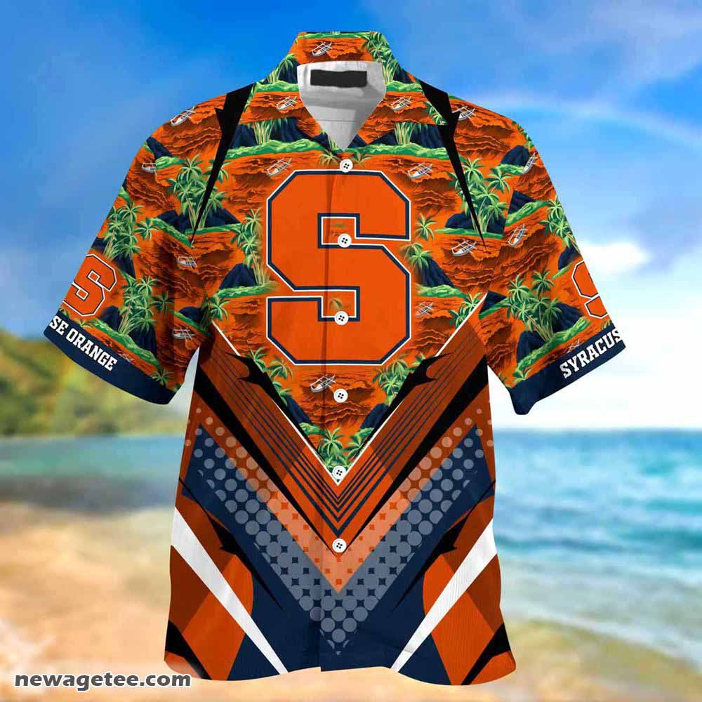 Syracuse Orange Summer Beach Hawaiian Shirt For Sports Fans This Season