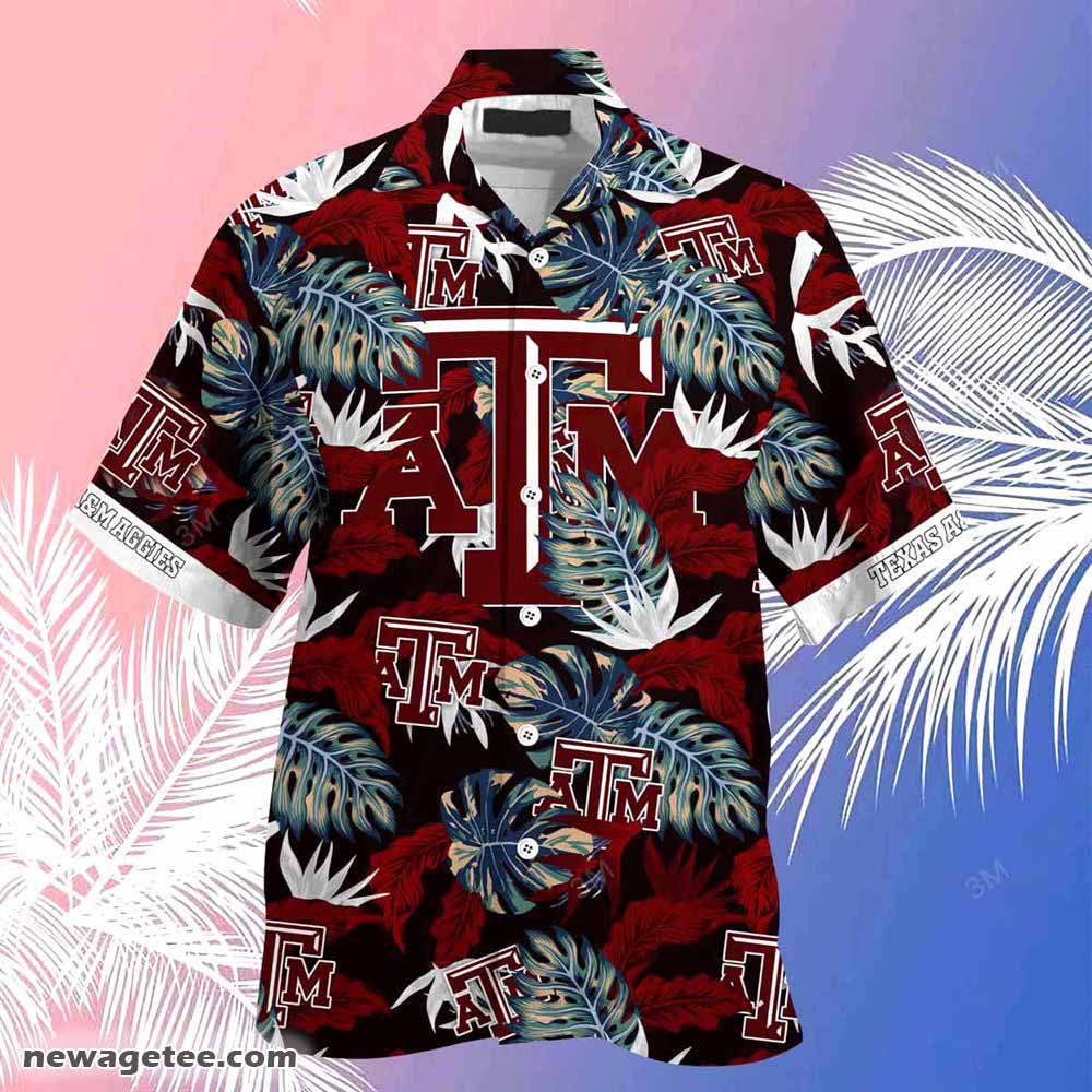 Texas A M Aggies Summer Beach Hawaiian Shirt Stress Blessed Obsessed
