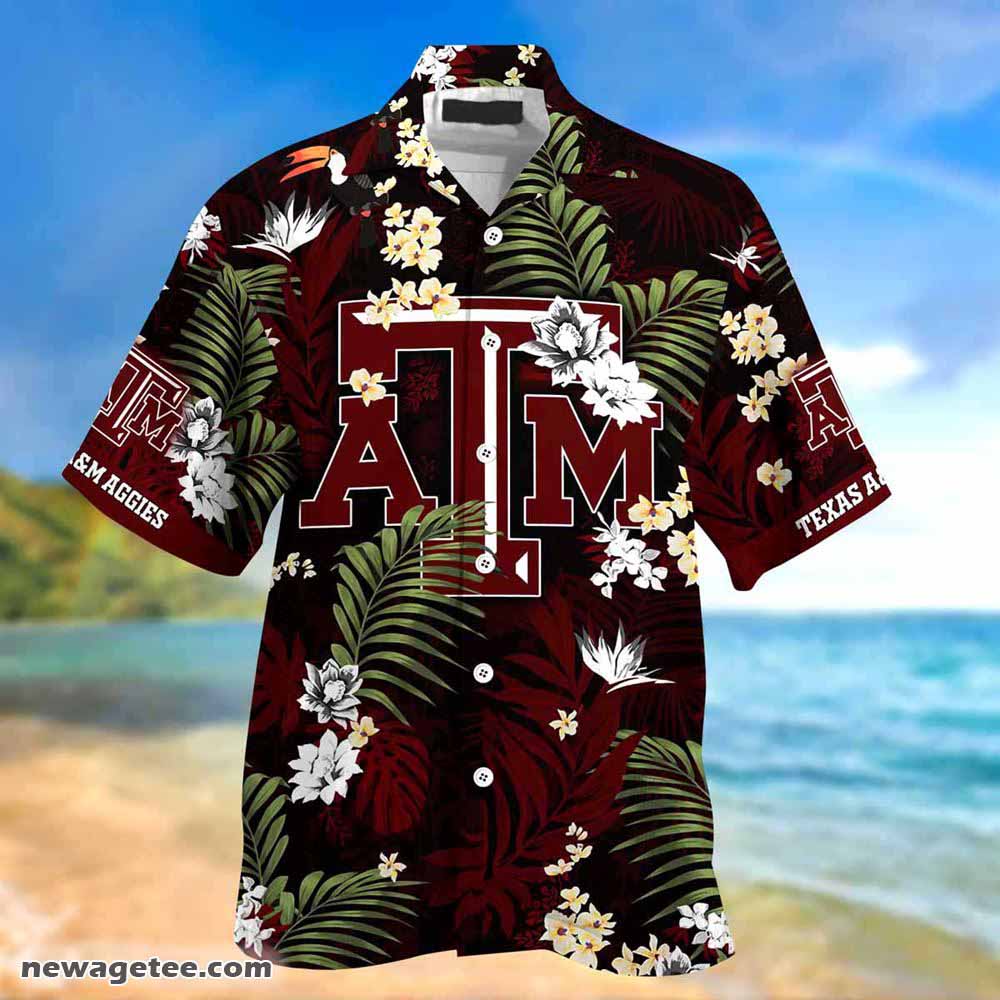 Texas A M Aggies Summer Beach Hawaiian Shirt This Flag Offends You