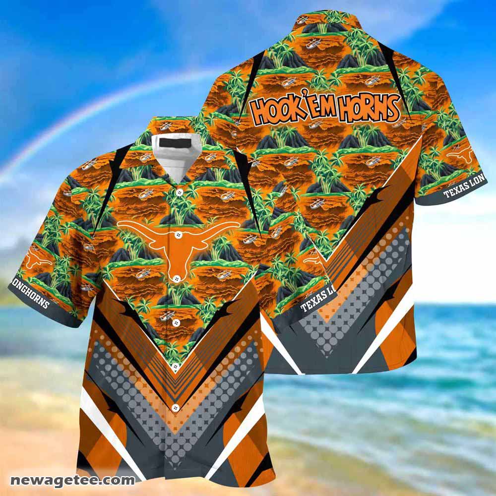 Texas Longhorns Summer Beach Hawaiian Shirt For Sports Fans This Season