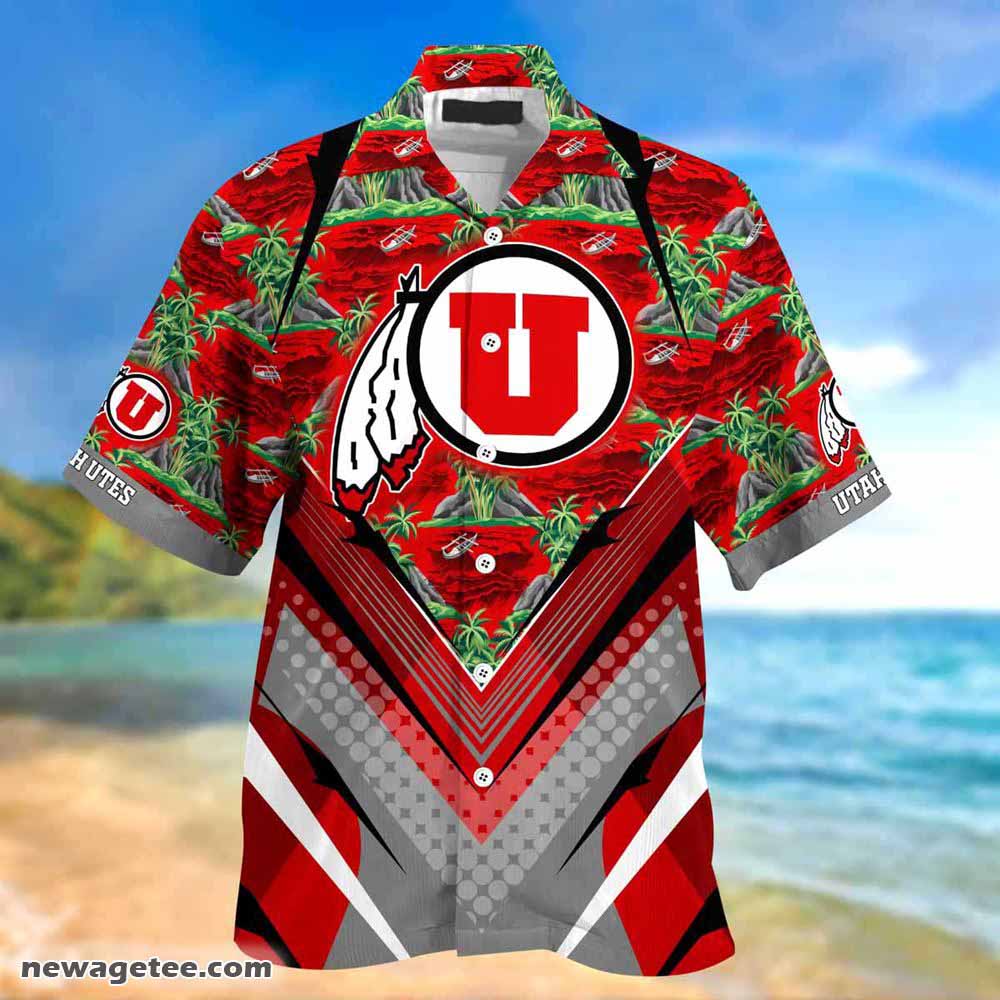 Utah Utes Summer Beach Hawaiian Shirt For Sports Fans This Season