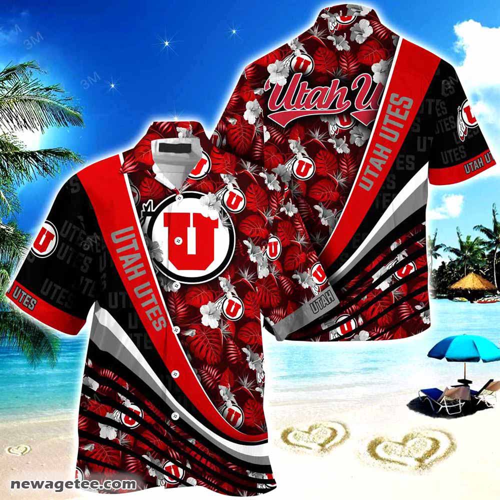 Utah Utes Summer Beach Hawaiian Shirt This Flag Offends You