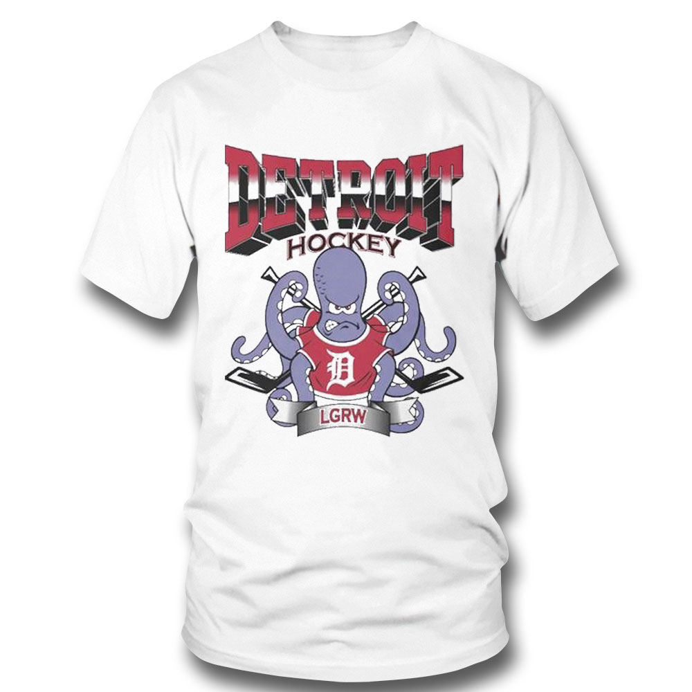 Detroit Hockey Octopus Lgrw T-shirt