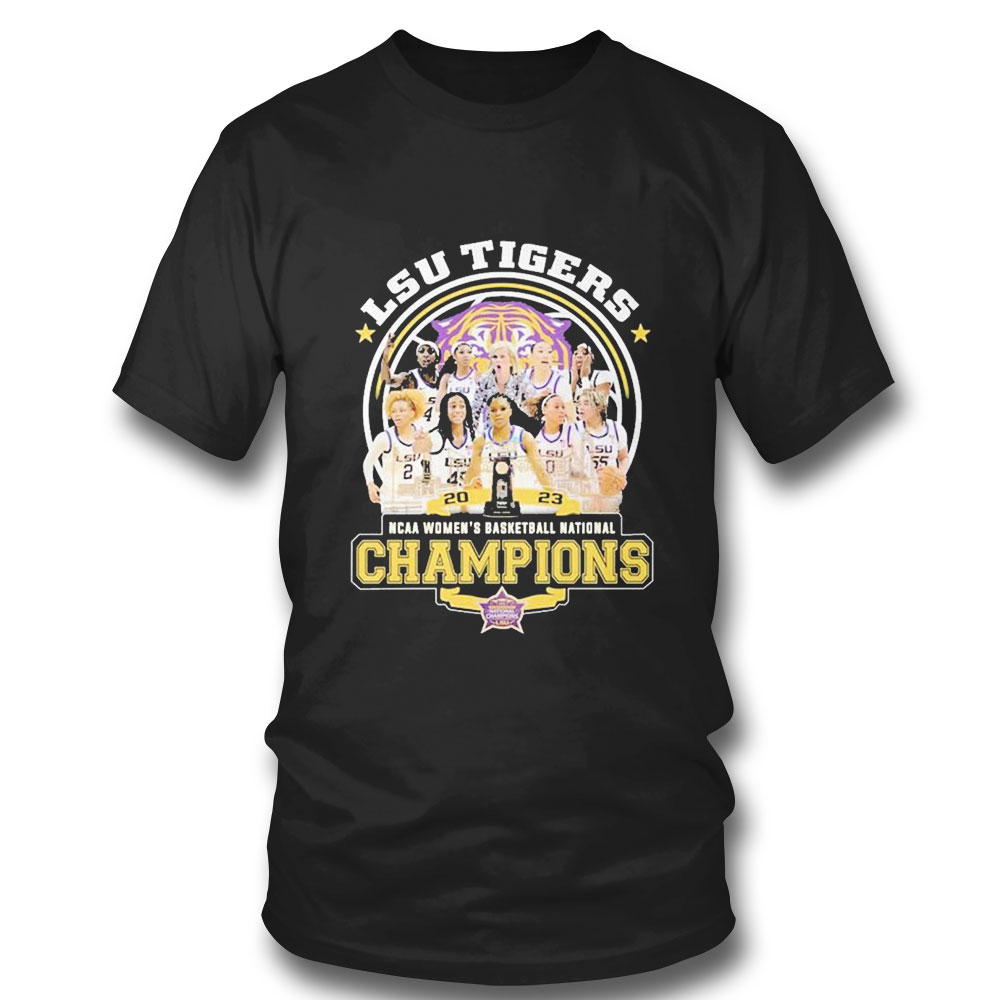 2023 Ncaa Womens Basketball National Champions Lsu Tigers Team T-shirt