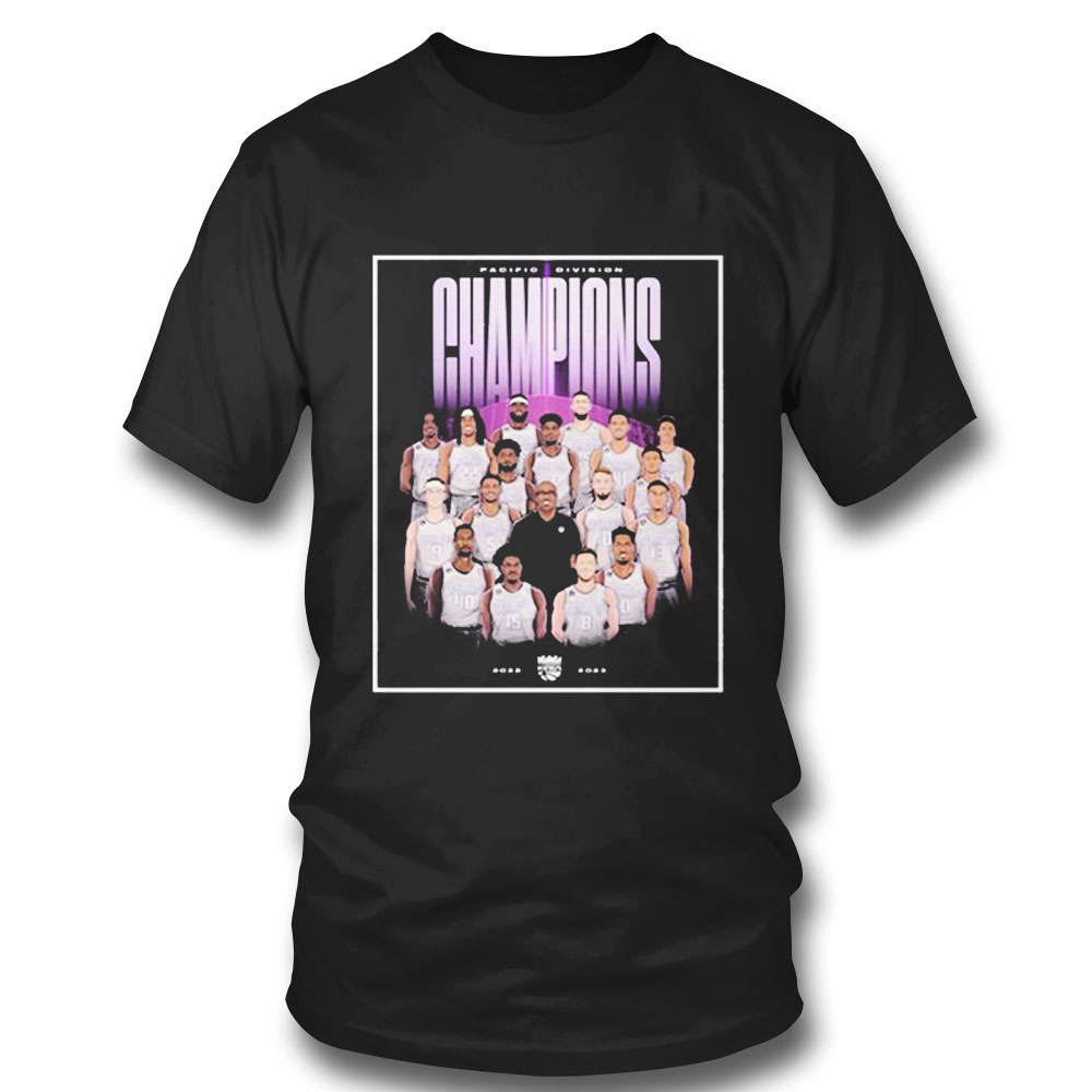 Sacramento Kings Pacific Division Champions 2022 2023 T-shirt