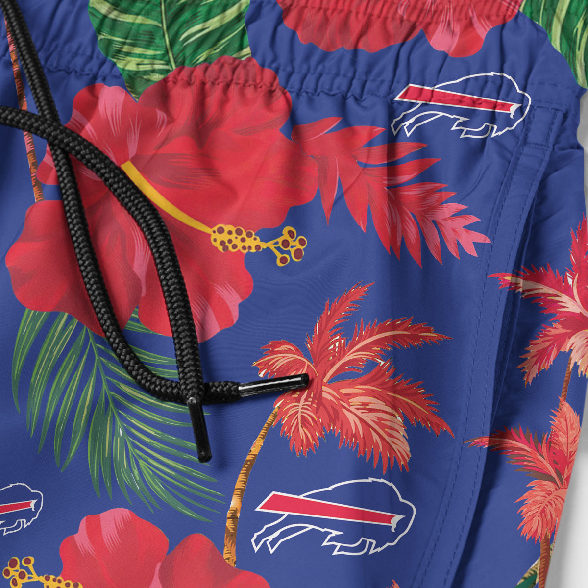 Buffalo Bills Nfl Color Hibiscus Button Up Hawaiian Shirt