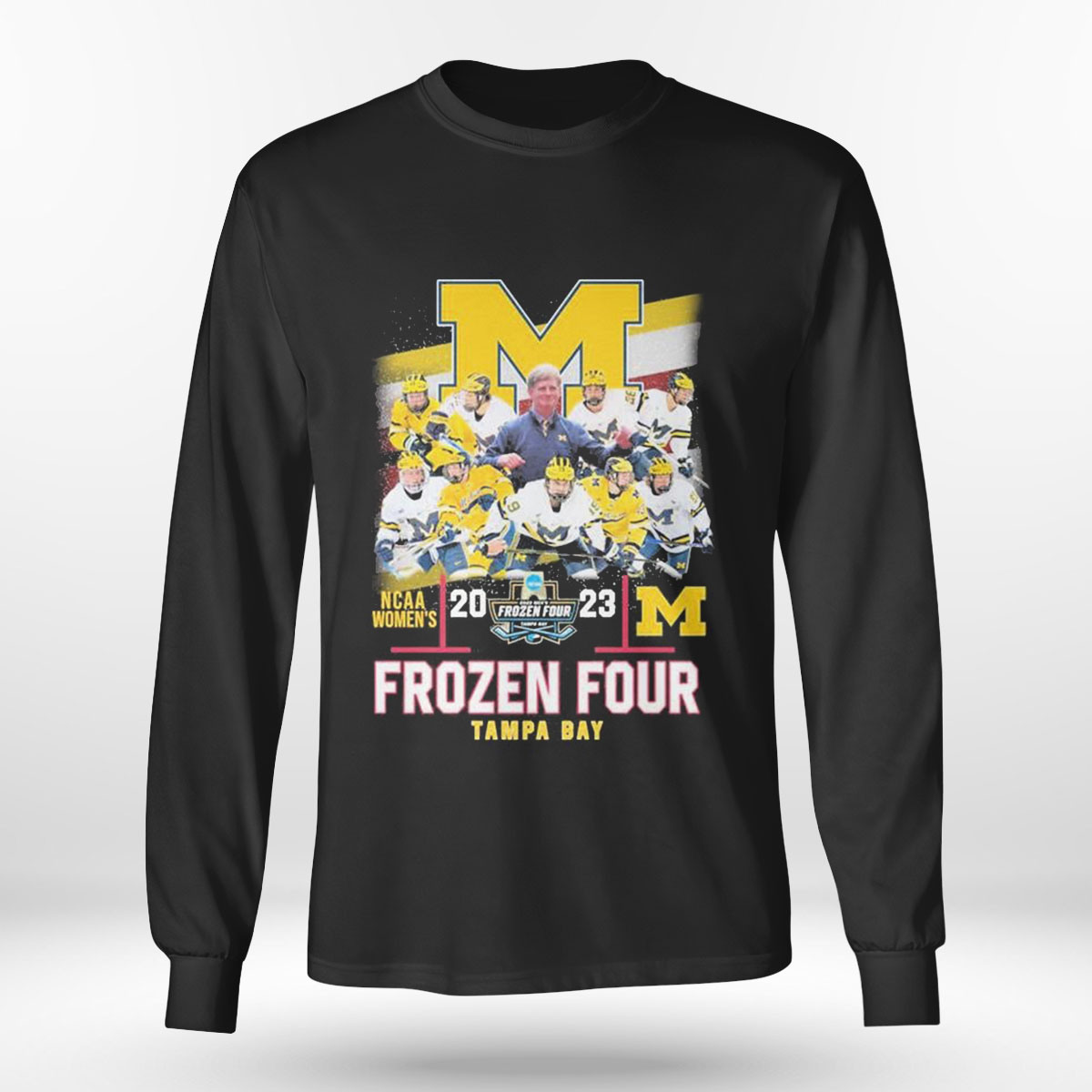 2023 Ncaa Womens Michigan Teams Frozen Four Tampa Bay T-shirt