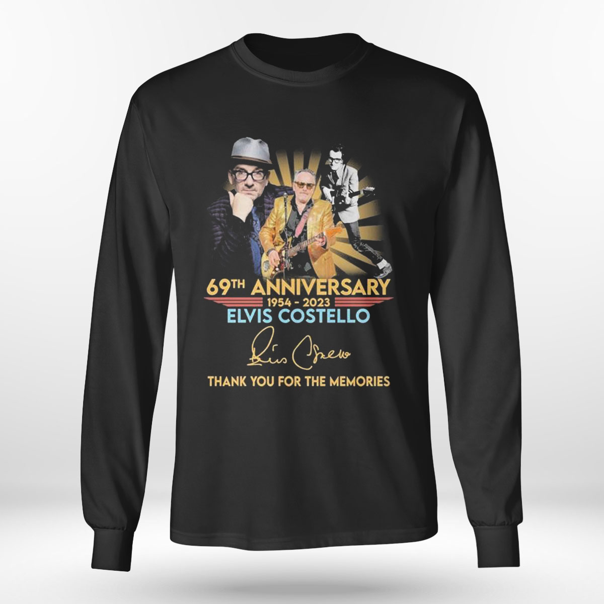 77th Anniversary 1946 2023 Golden State Warriors Team Thank You For The Memories Signatures T-shirt
