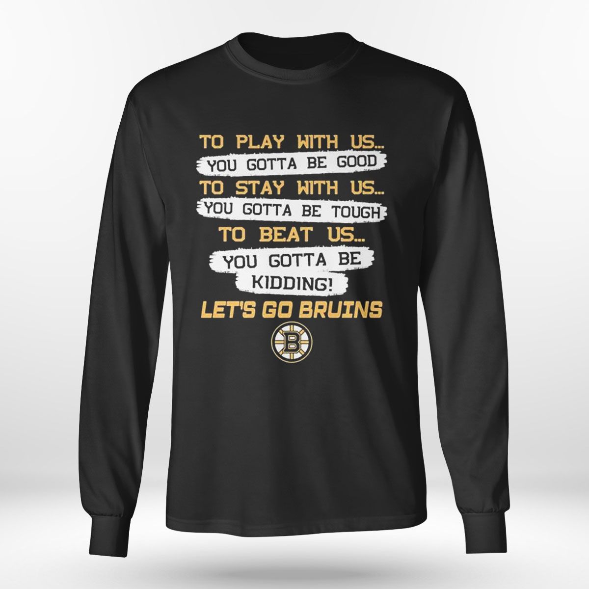 Boston Bruins Skyline Players Name T-shirt